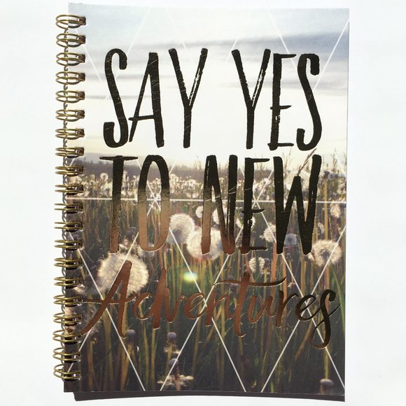 *3/$15* "SAY YES TO NEW ADVENTURES" Journal - Picture 4 of 4